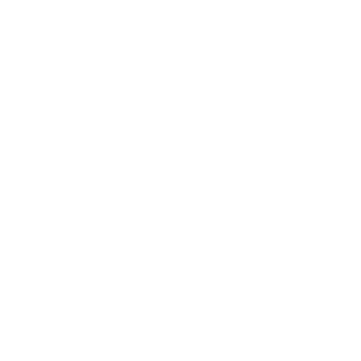 White hexagon with dark background.